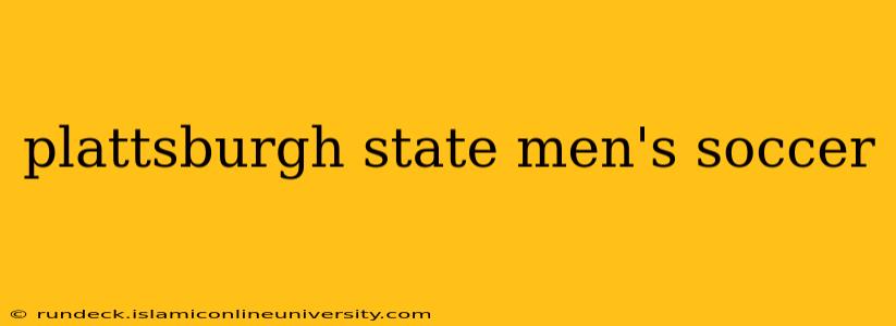 plattsburgh state men's soccer
