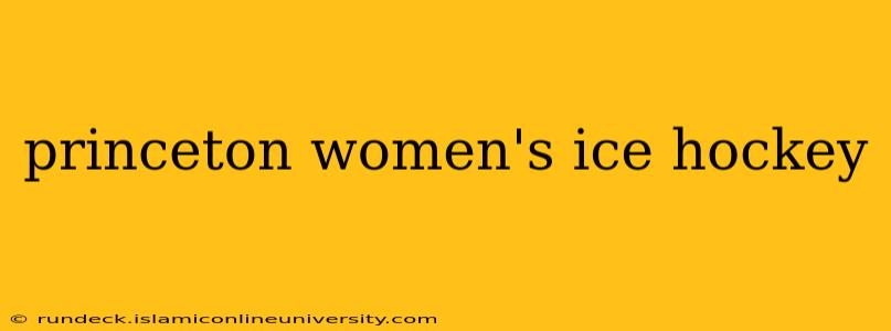 princeton women's ice hockey