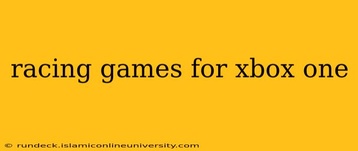 racing games for xbox one