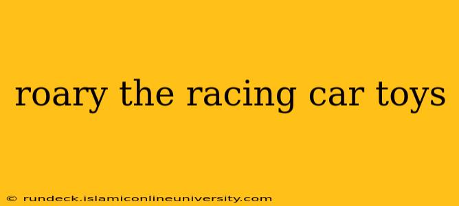 roary the racing car toys