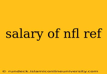 salary of nfl ref