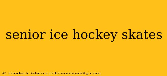 senior ice hockey skates