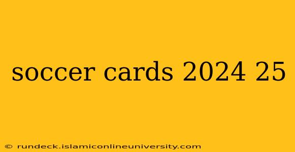 soccer cards 2024 25