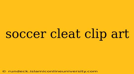 soccer cleat clip art