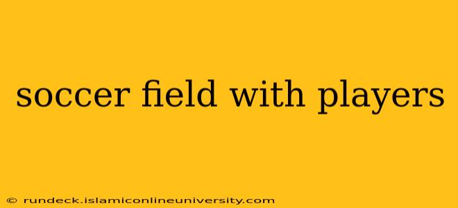 soccer field with players