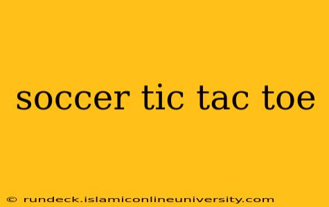soccer tic tac toe