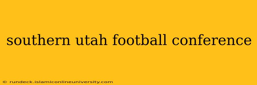 southern utah football conference