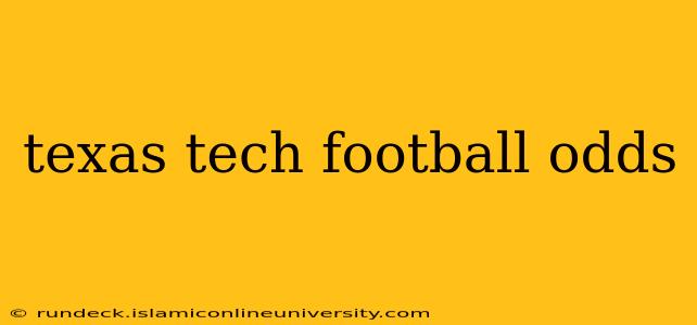 texas tech football odds