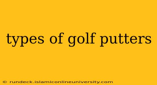 types of golf putters