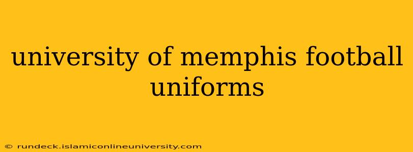 university of memphis football uniforms