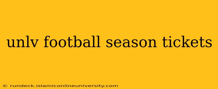 unlv football season tickets