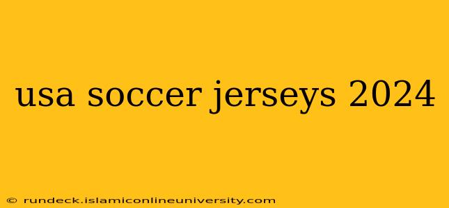usa soccer jerseys 2024