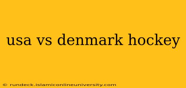 usa vs denmark hockey