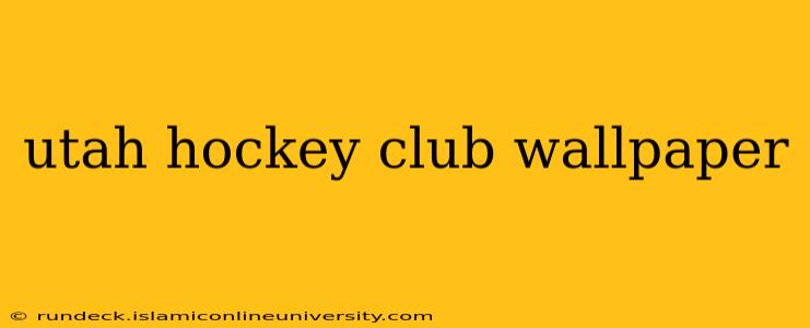 utah hockey club wallpaper