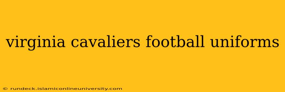 virginia cavaliers football uniforms