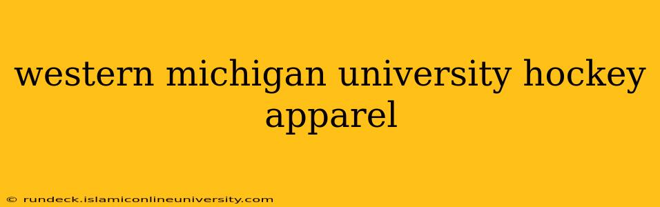 western michigan university hockey apparel