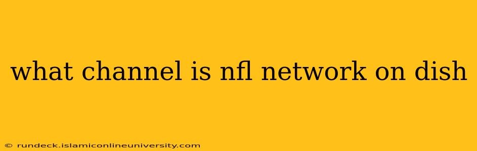 what channel is nfl network on dish