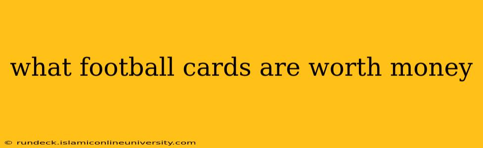 what football cards are worth money
