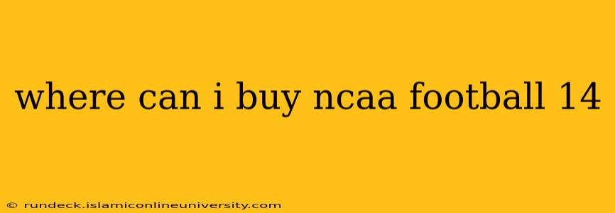 where can i buy ncaa football 14