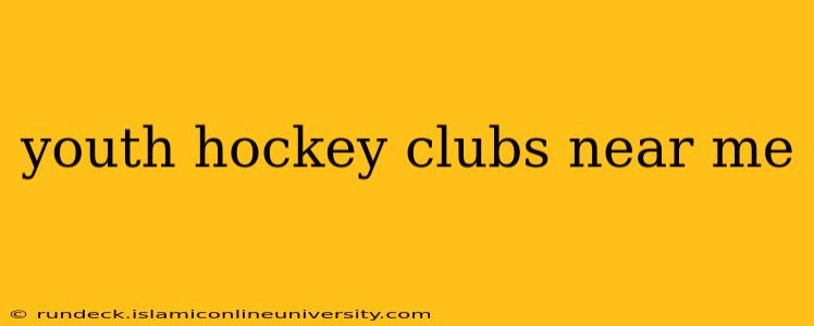 youth hockey clubs near me